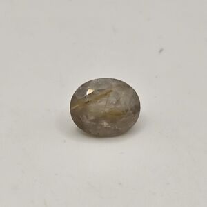 5.5ct Oval cabochon of rutilated quartz Crystal, Loose Gemstone